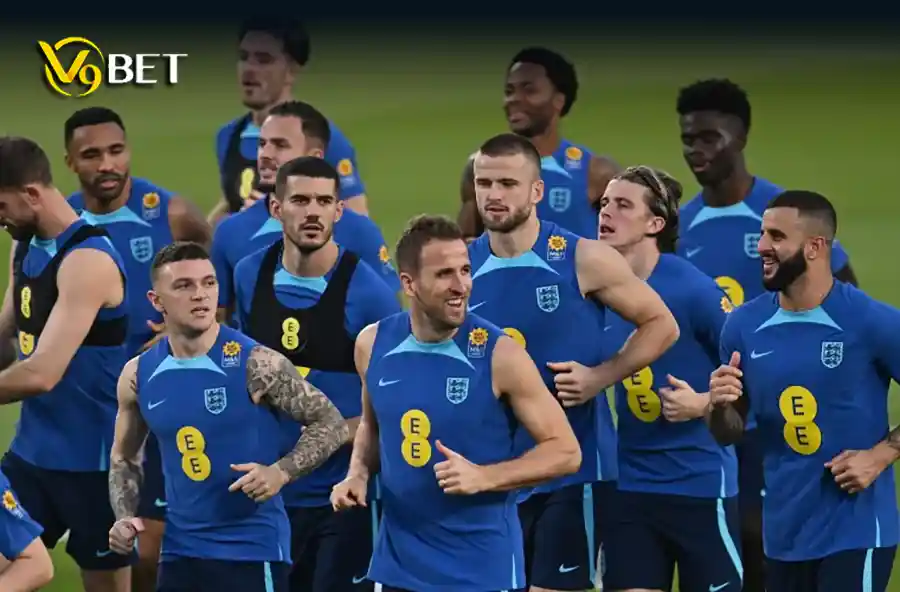 England national team tactical training session