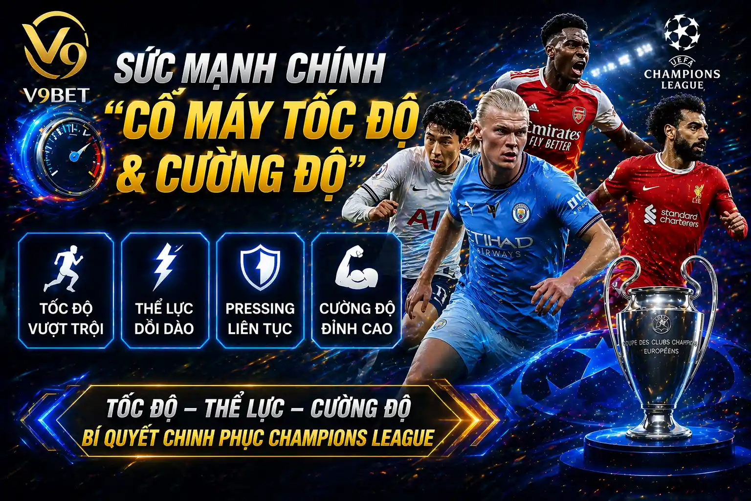 Ngoại Hạng Anh - Cỗ máy tốc độ & cường độ