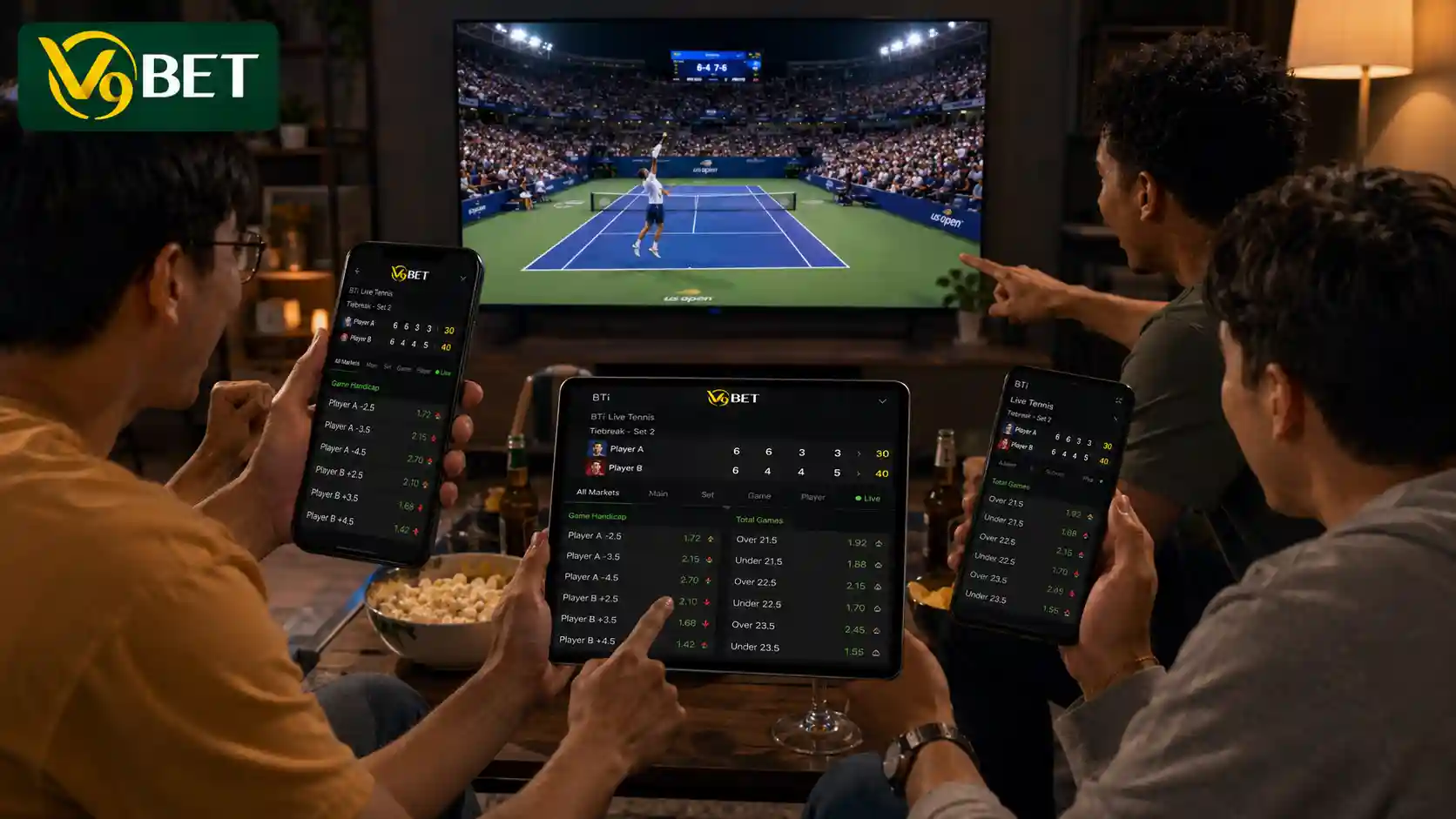 A detailed comparison table for US Open 2026 betting odds