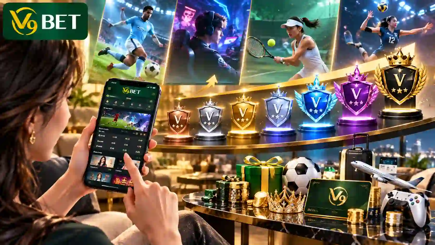VIP benefits at V9 are easy to use and understand