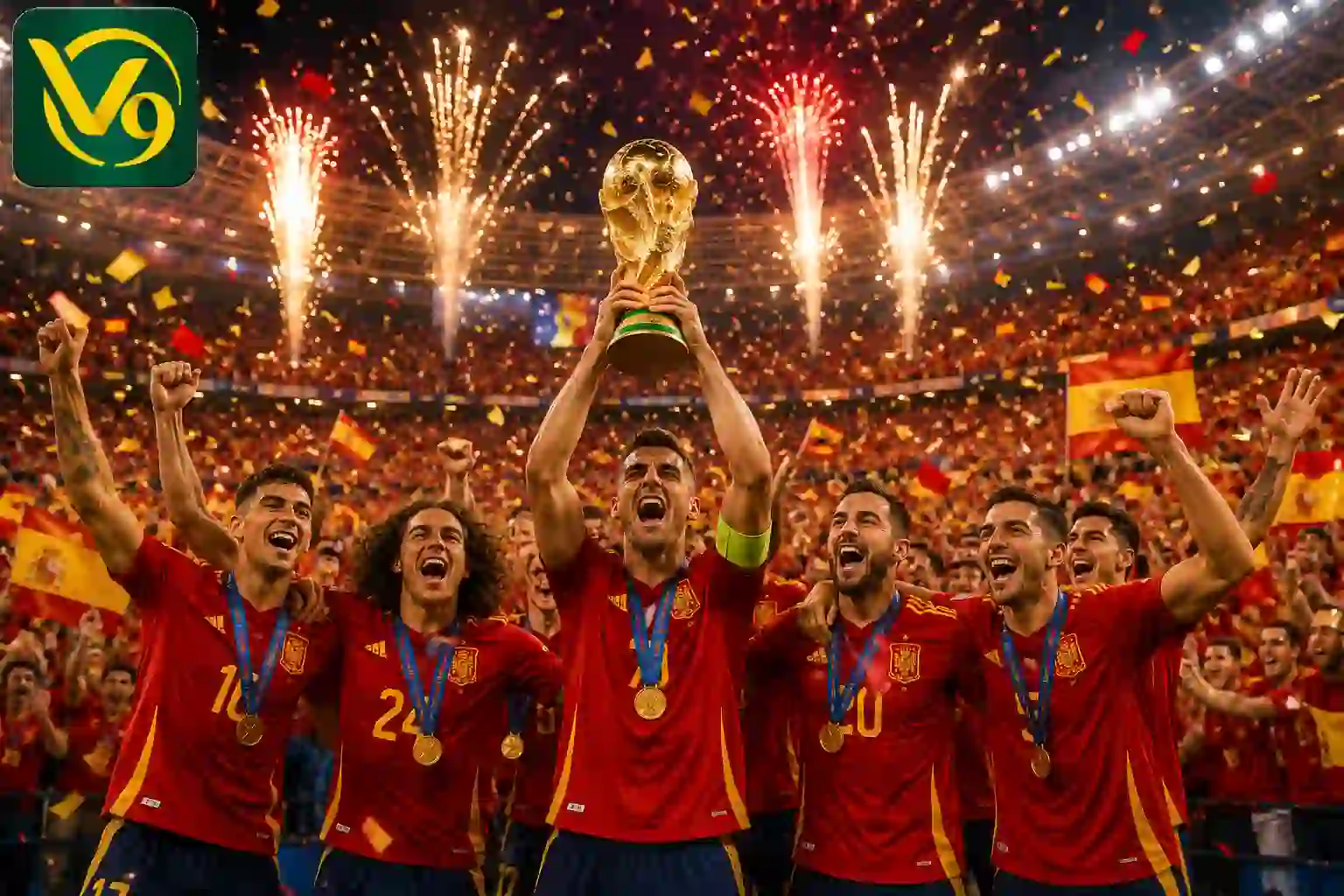 Spain made history by winning their second World Cup title