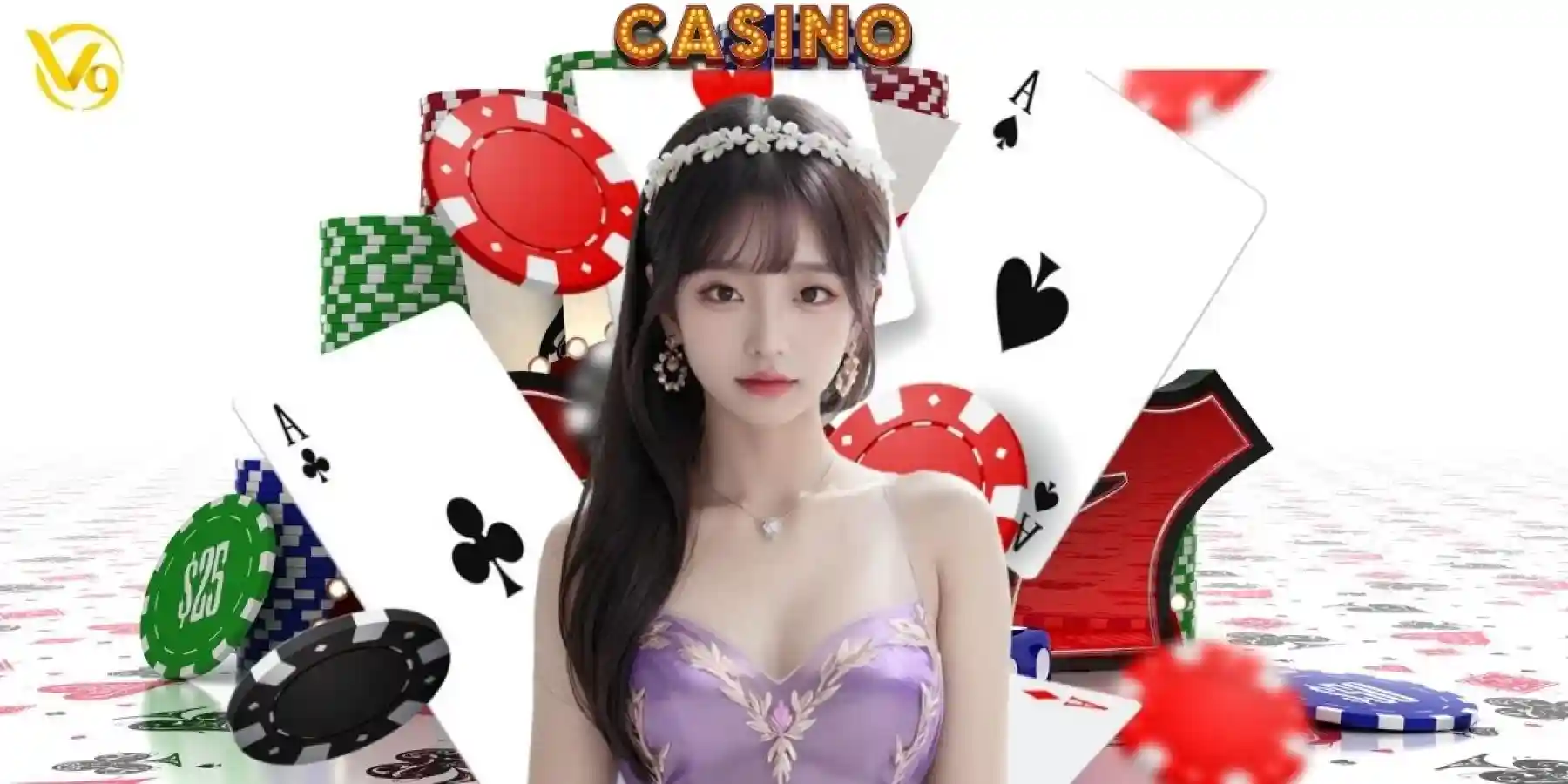 Real dealers – 4K live stream – total transparency at V9BET